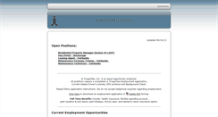 Desktop Screenshot of jobs.jlproperties.com